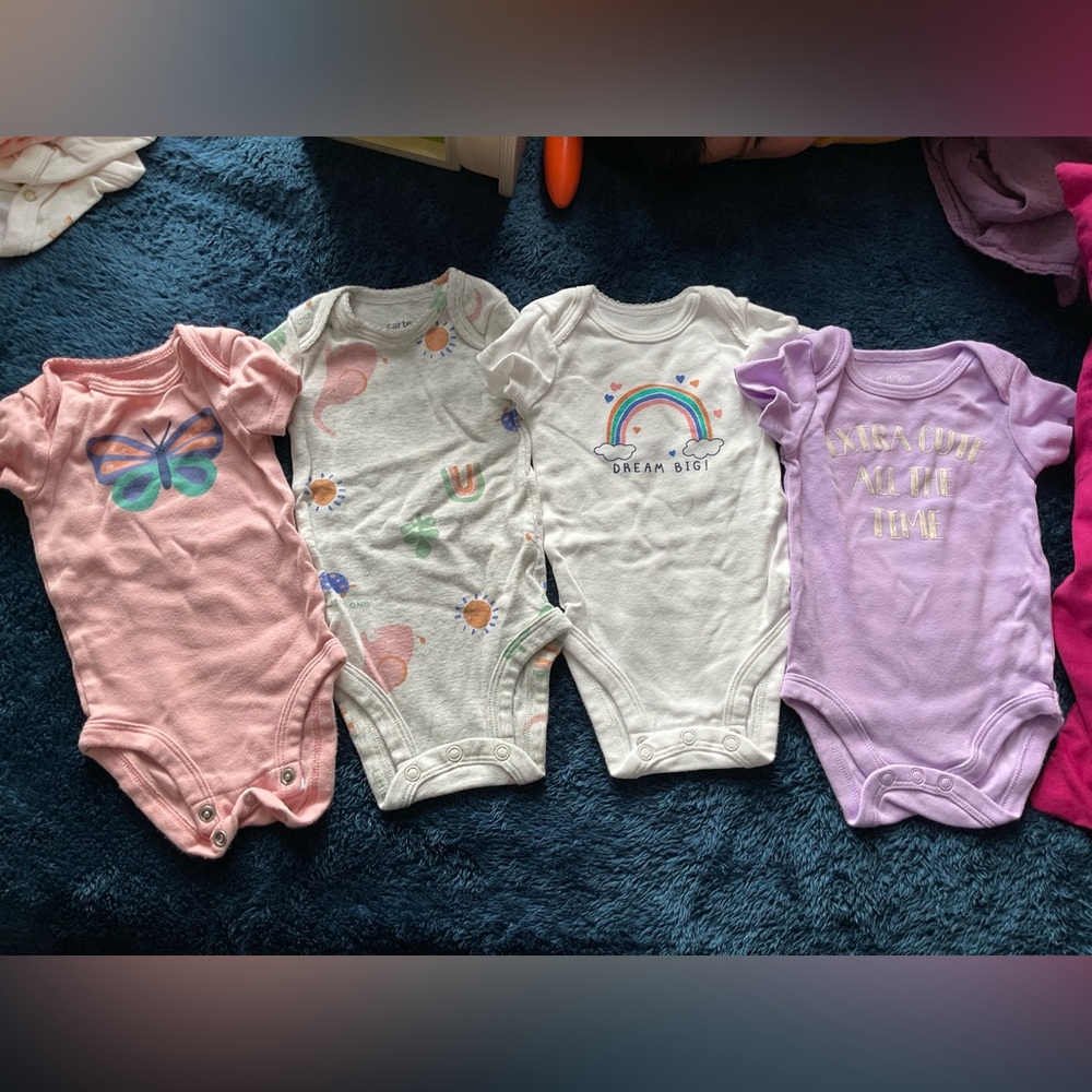 Carters newborn undershirts QTY 4